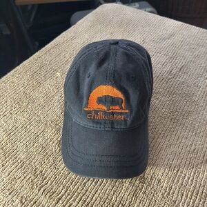 District Chillwater Men's Black Adjustable Cap with Chillwater Logo